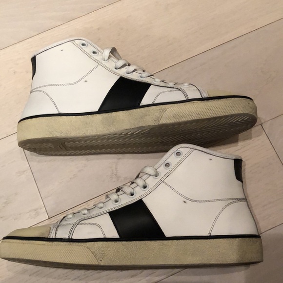 Saint Laurent distressed sneakers - Picture 4 of 7